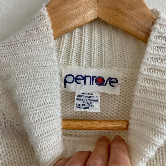 Vintage Mock Neck Knit Sweater - Picture 5 of 6